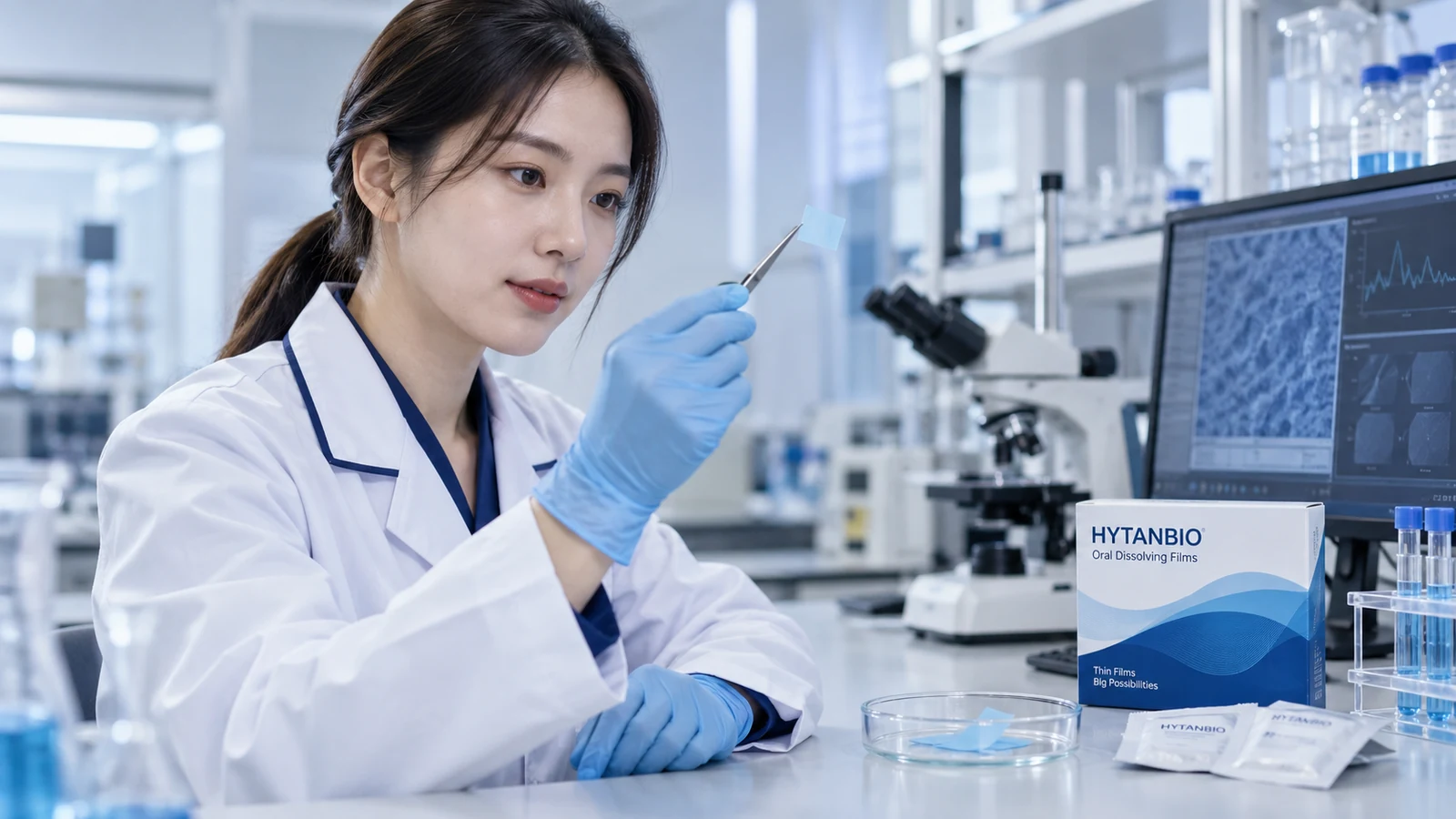 Oral Dissolving Films Manufacturer & OEM Supplier — HYTANBIO oral film development view 2