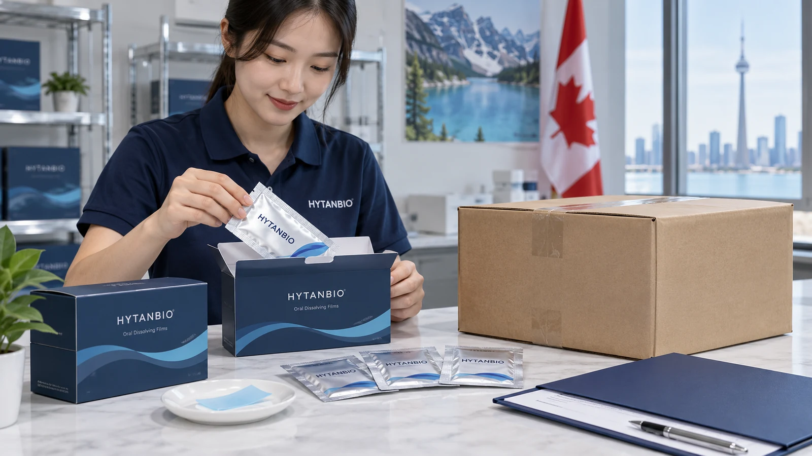 Canada oral film project support. — HYTANBIO oral film development view 3