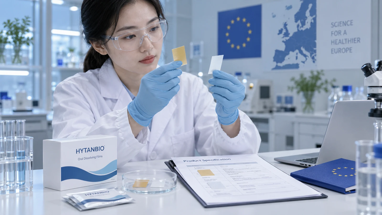 European Union oral film project support. — HYTANBIO oral film development view 4
