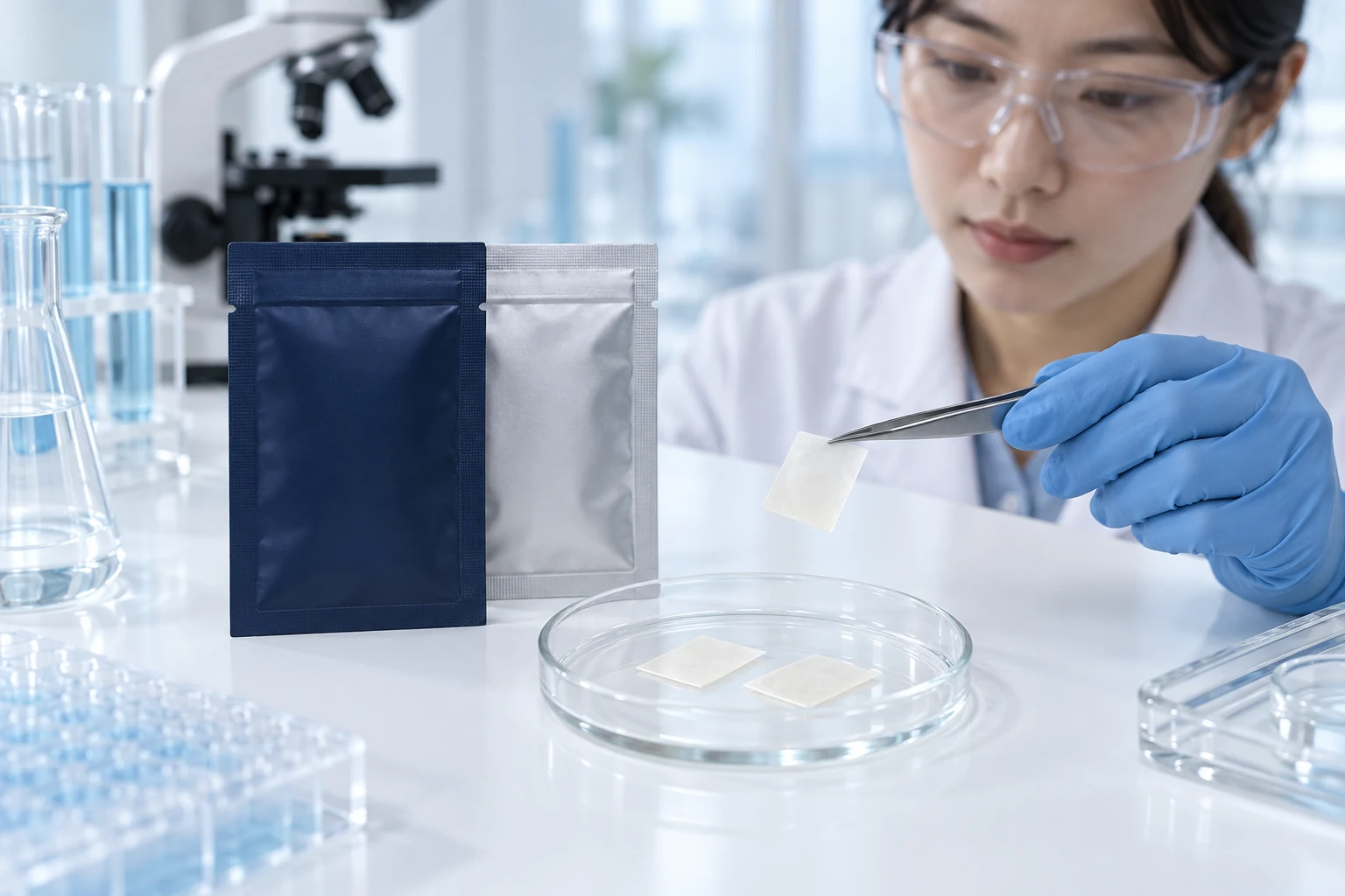 Glutathione oral-film development concept illustration