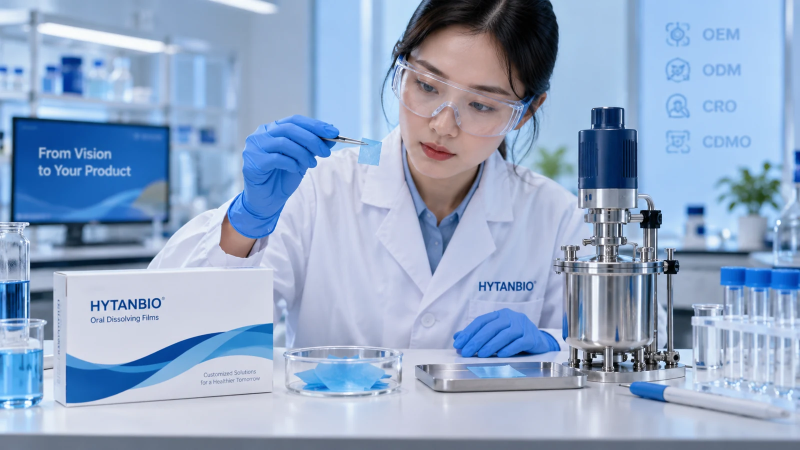 Private label oral films. Custom development, end to end. — HYTANBIO oral film development view 3