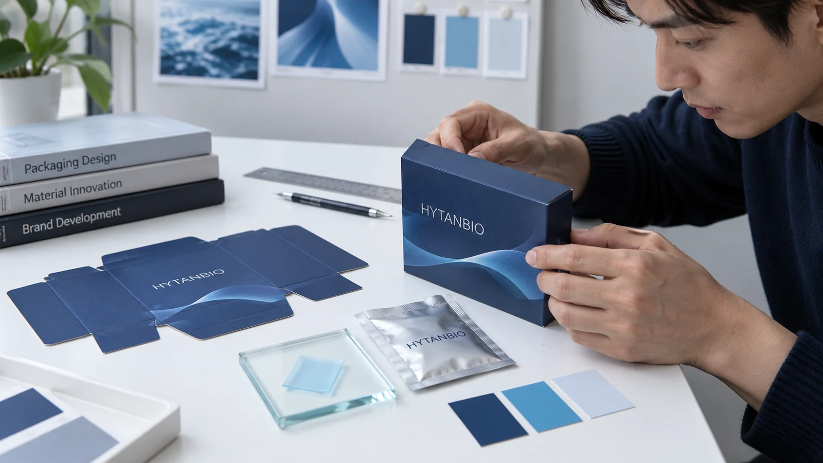 Illustrative custom film & packaging project photography