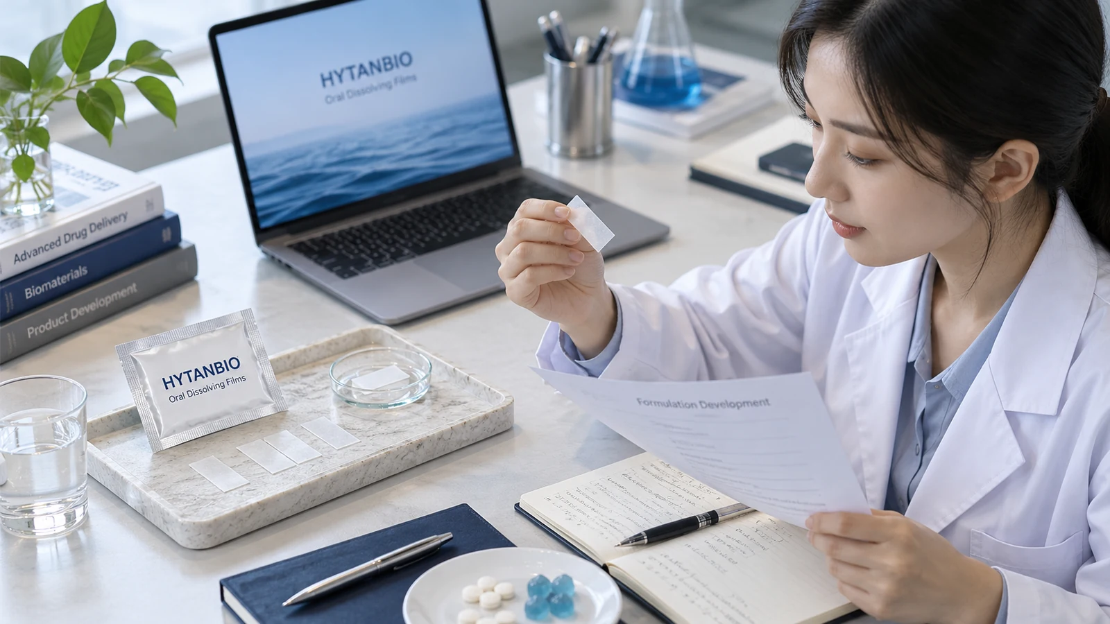 Beauty Nutrition Oral Films: Collagen, Biotin and Loading development illustration