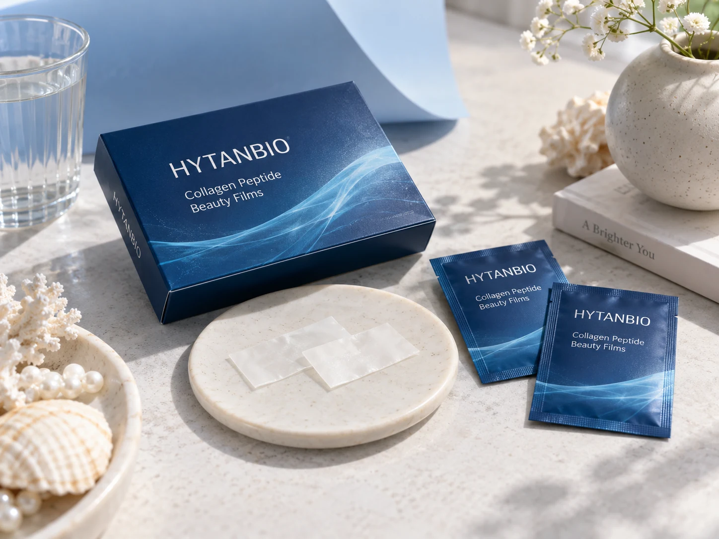 HYTANBIO Collagen Peptide Beauty Films thin-film packaging concept
