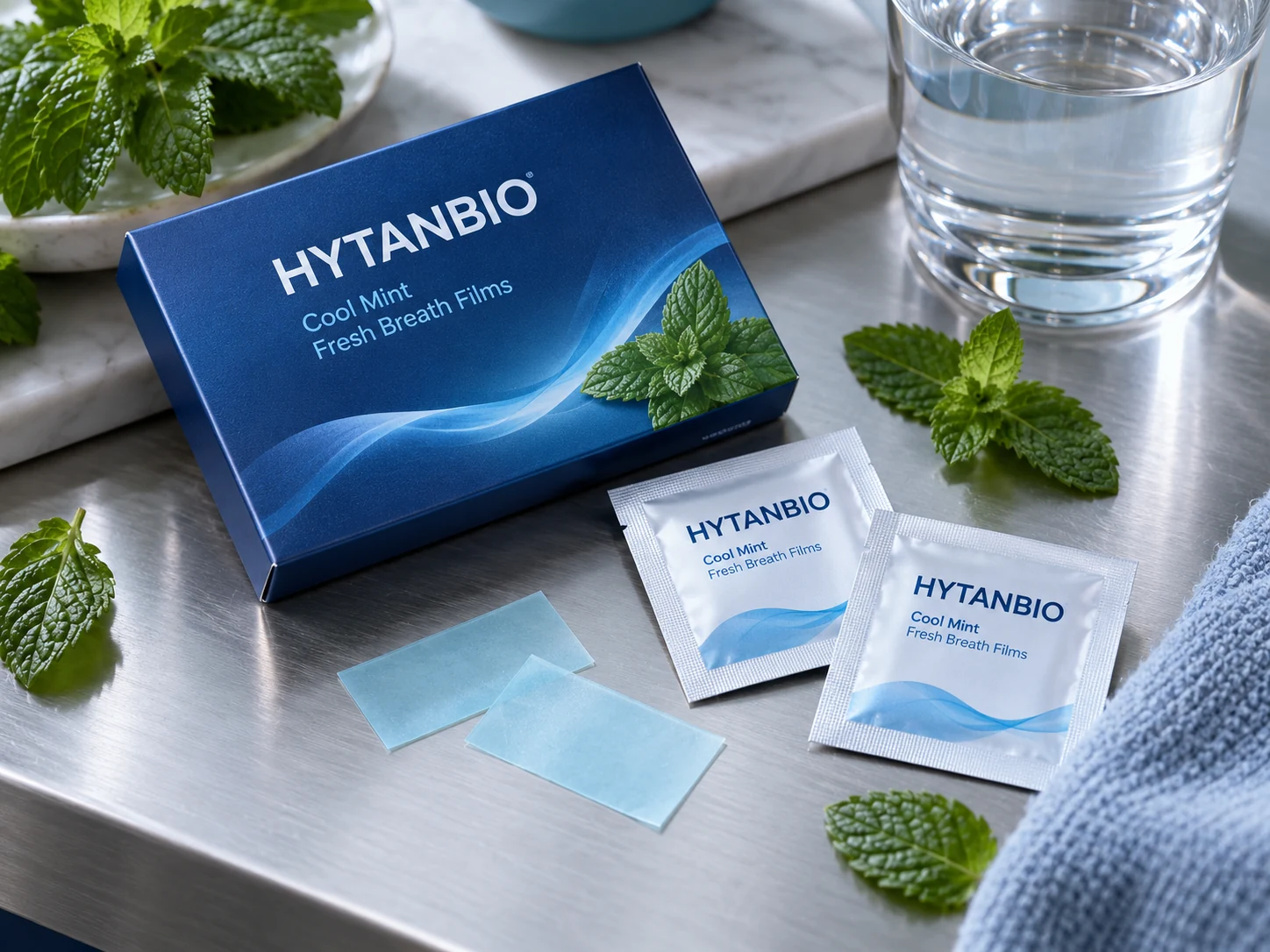 HYTANBIO Cool Mint Fresh Breath Films thin-film packaging concept