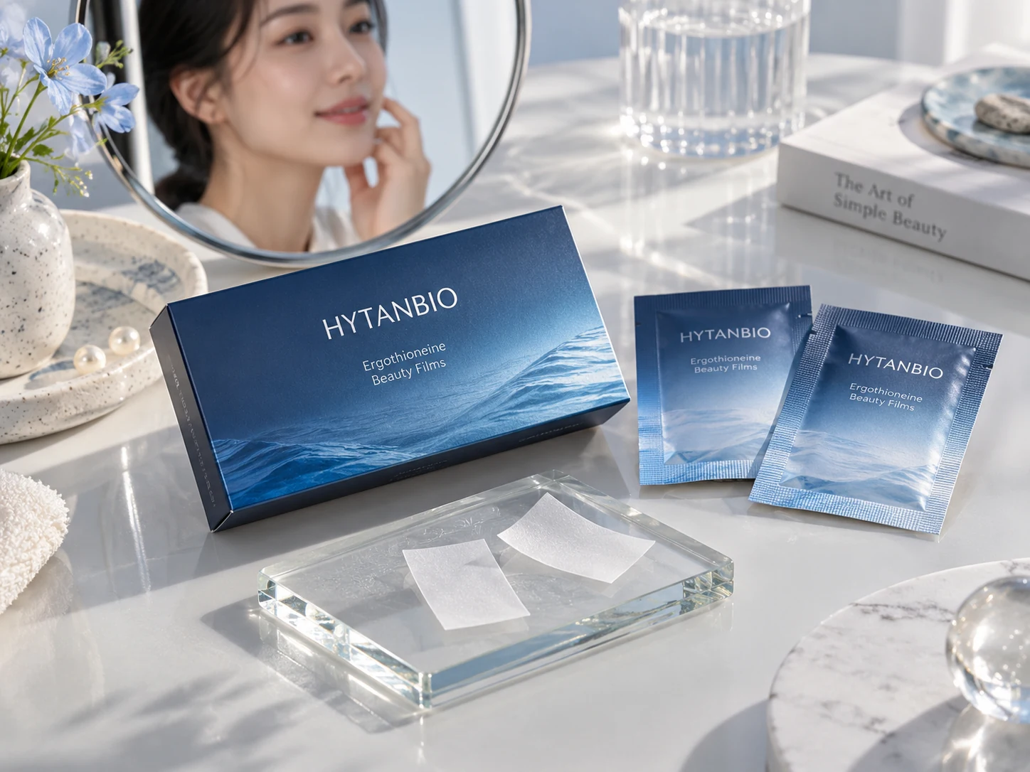HYTANBIO Ergothioneine Beauty Films thin-film packaging concept