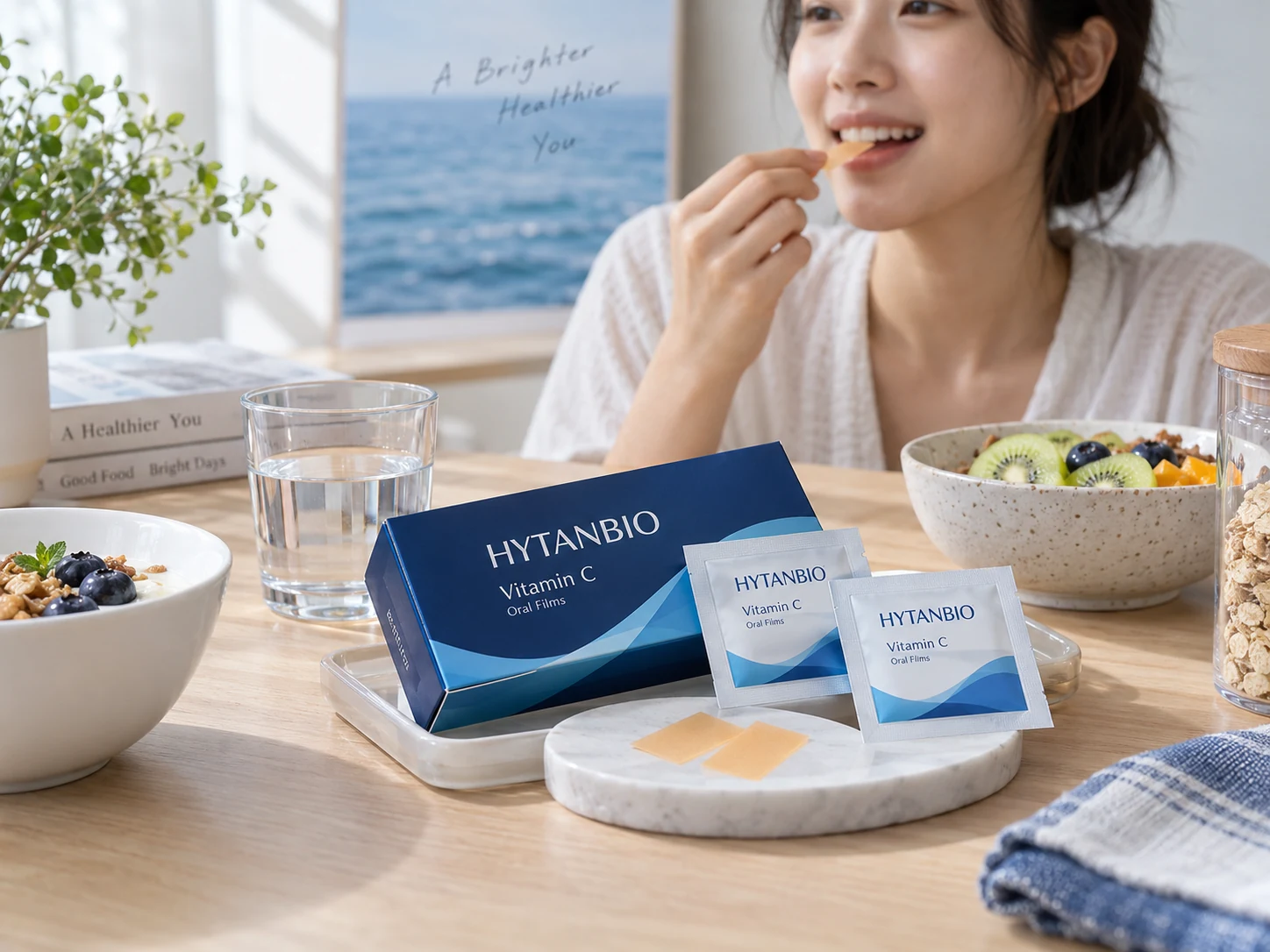 HYTANBIO Vitamin C Oral Films thin-film packaging concept