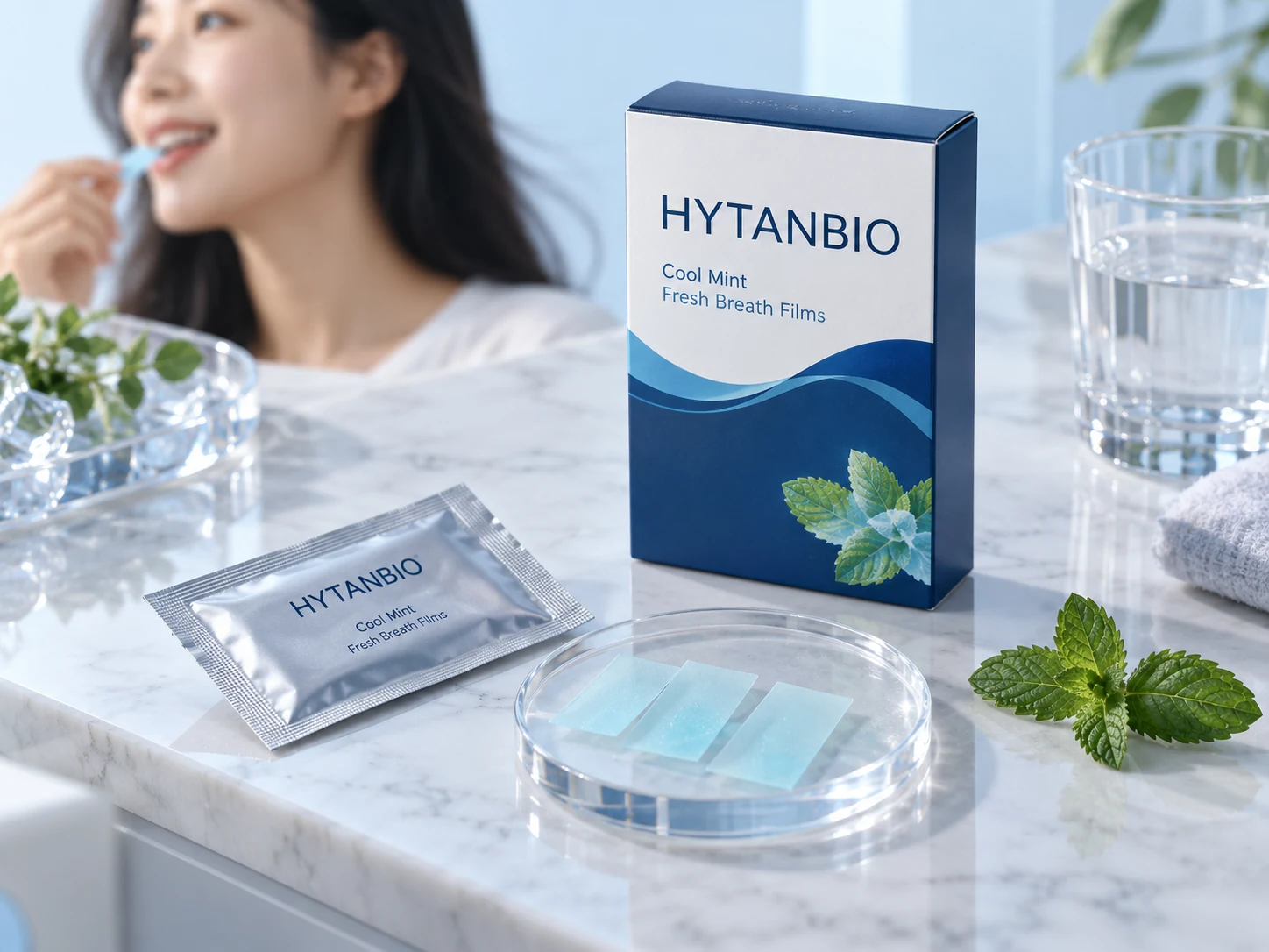 HYTANBIO Cool Mint Fresh Breath Films thin-film packaging concept