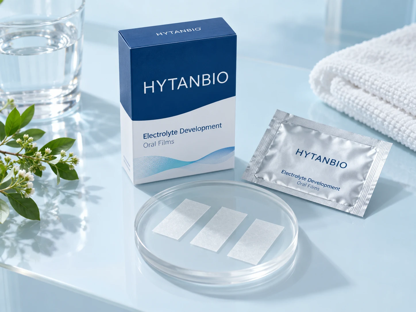 HYTANBIO Electrolyte Development Oral Films thin-film packaging concept