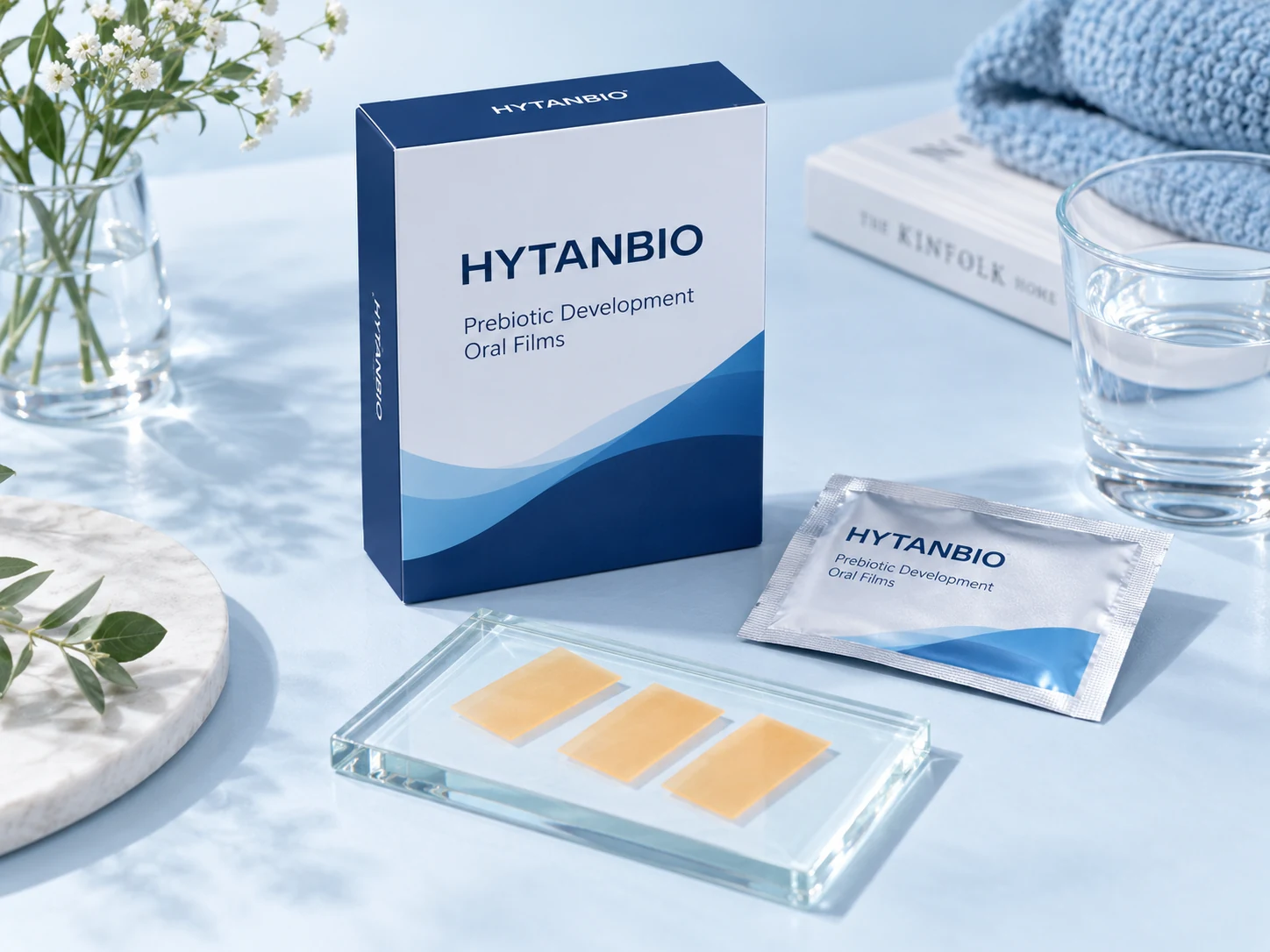 HYTANBIO Prebiotic Development Oral Films thin-film packaging concept