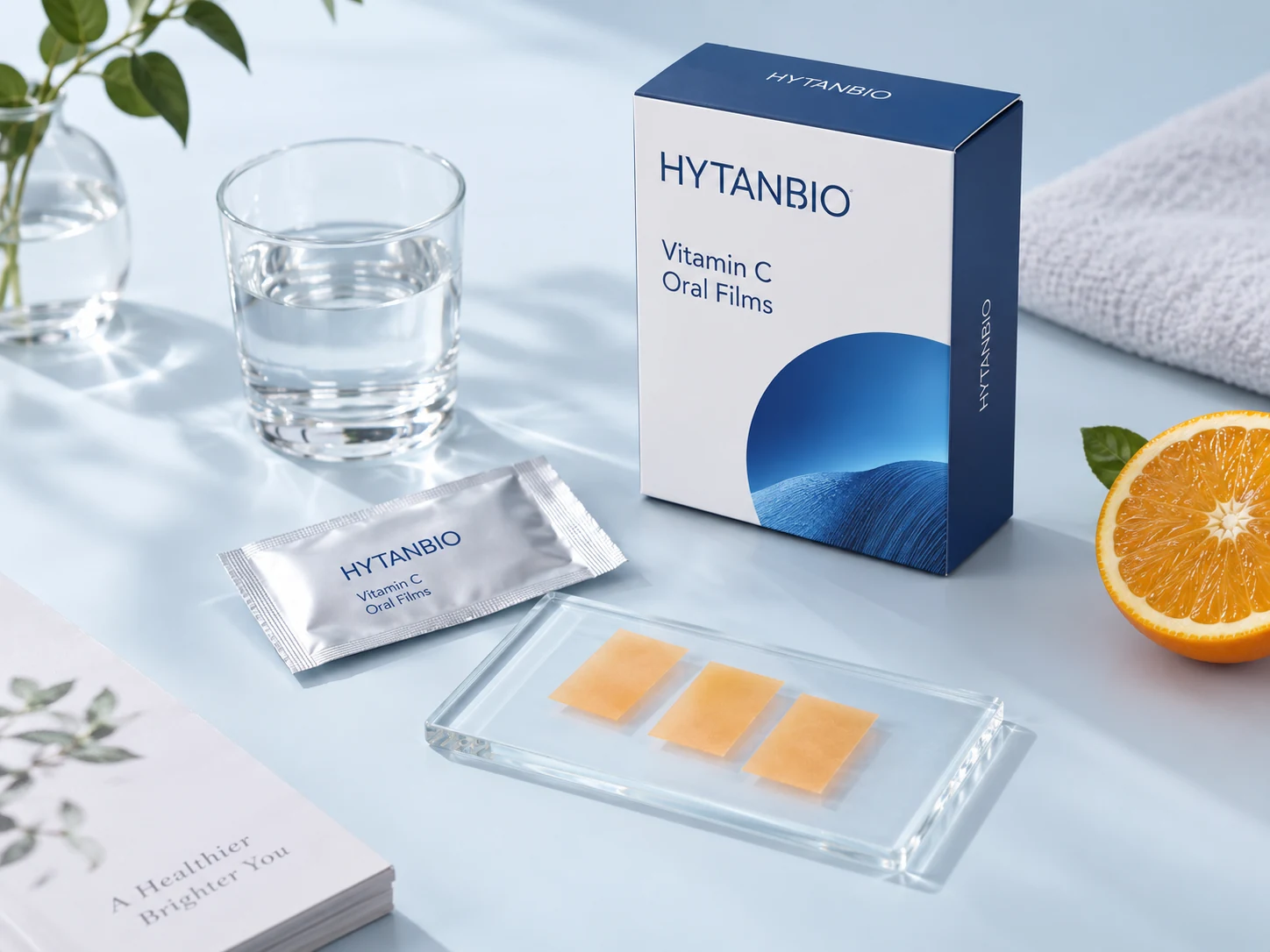 HYTANBIO Vitamin C Oral Films thin-film packaging concept